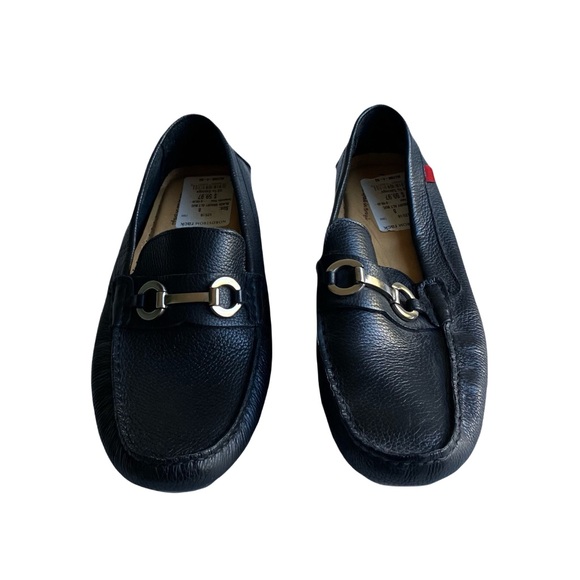 Marc Joseph Stafford Leather Loafer Size 8 Black Slip On Office Business Wedding - Picture 7 of 11